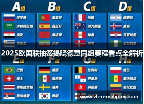 2025欧国联抽签揭晓德意同组赛程看点全解析